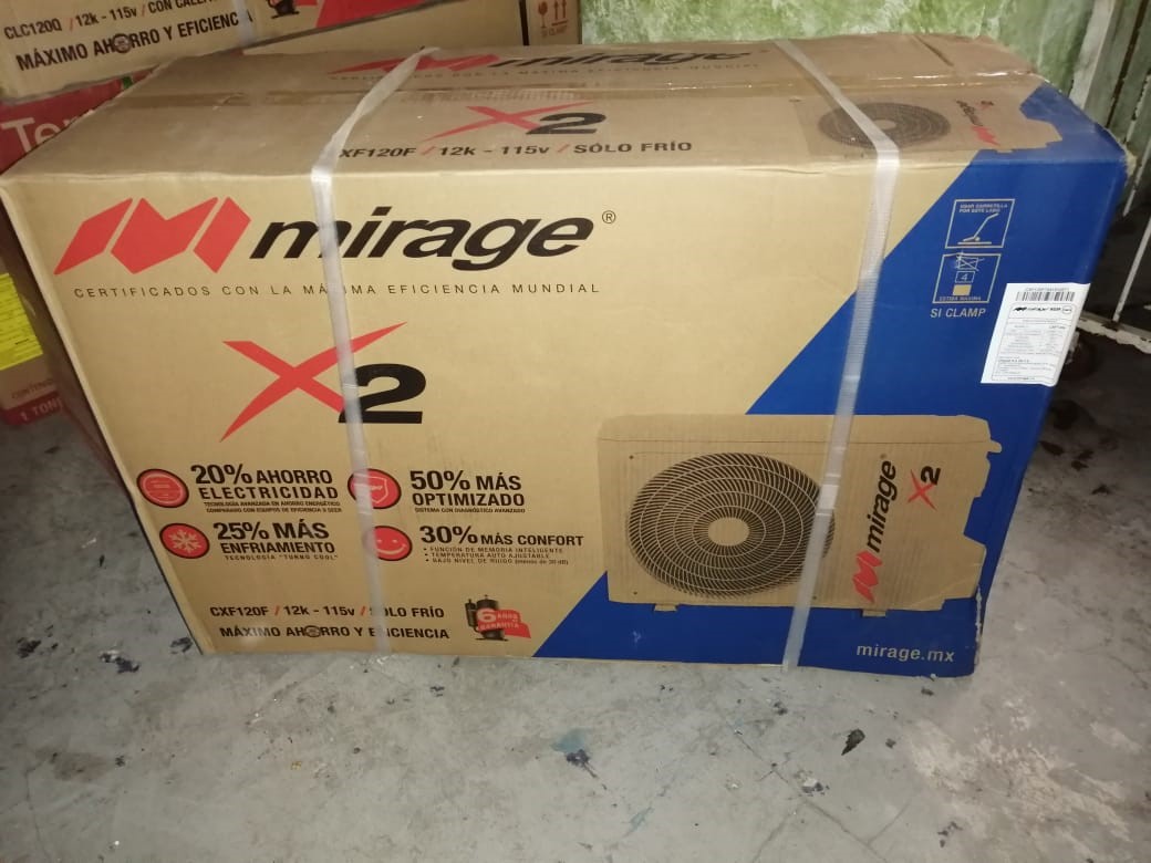 Condensador de minisplit modelo X2 de 1TR 110v frio